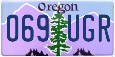 OR license plate 069UGR