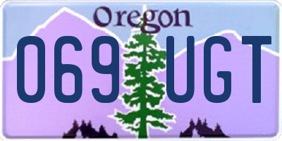 OR license plate 069UGT