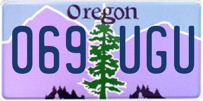 OR license plate 069UGU