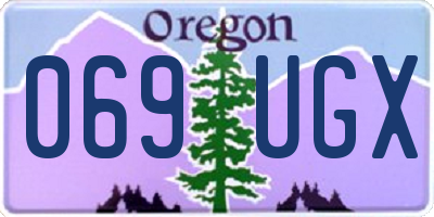 OR license plate 069UGX
