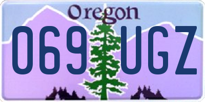 OR license plate 069UGZ