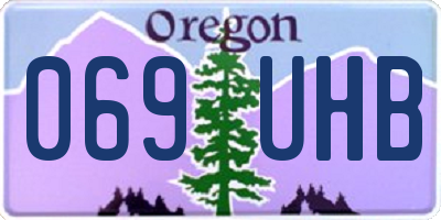 OR license plate 069UHB
