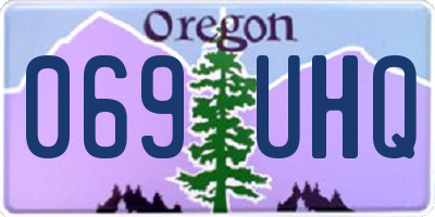 OR license plate 069UHQ