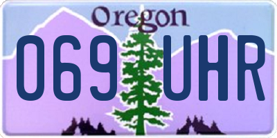OR license plate 069UHR