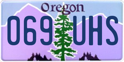OR license plate 069UHS