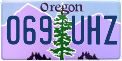 OR license plate 069UHZ