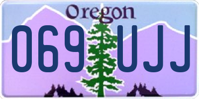 OR license plate 069UJJ