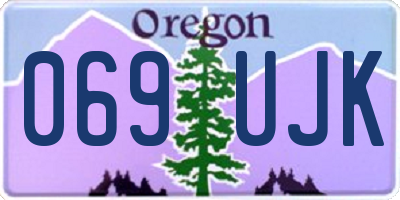 OR license plate 069UJK