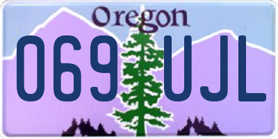 OR license plate 069UJL