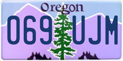 OR license plate 069UJM