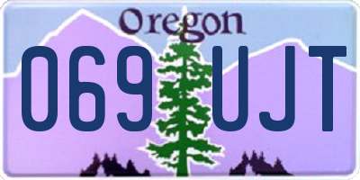 OR license plate 069UJT