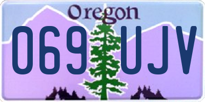 OR license plate 069UJV