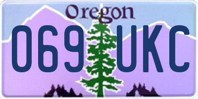 OR license plate 069UKC