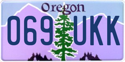 OR license plate 069UKK