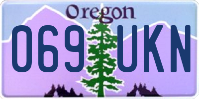 OR license plate 069UKN