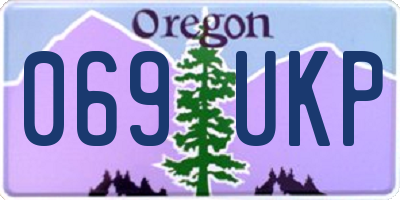 OR license plate 069UKP