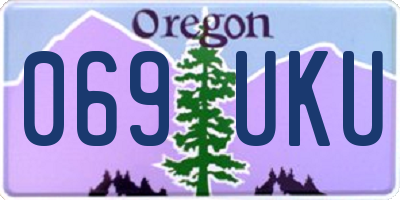 OR license plate 069UKU