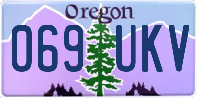 OR license plate 069UKV