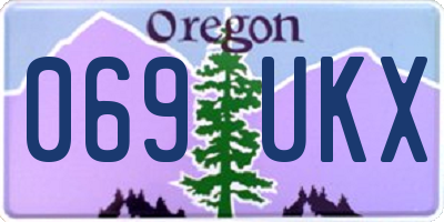 OR license plate 069UKX