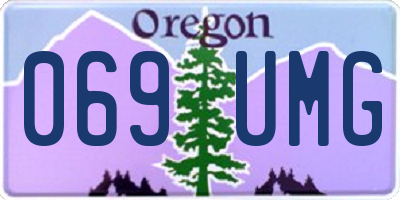 OR license plate 069UMG