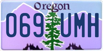 OR license plate 069UMH