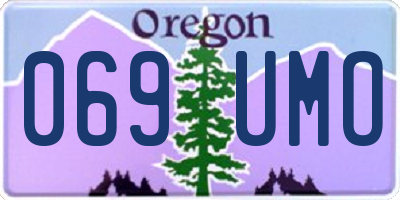 OR license plate 069UMO