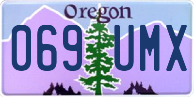 OR license plate 069UMX