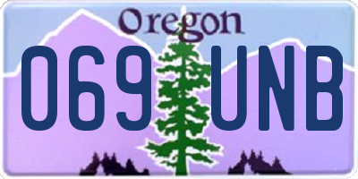 OR license plate 069UNB