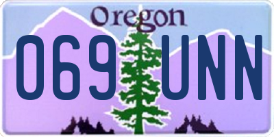 OR license plate 069UNN