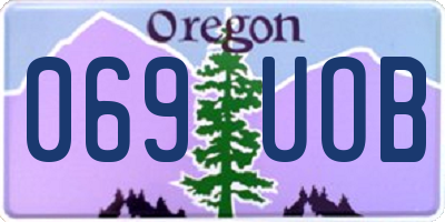 OR license plate 069UOB
