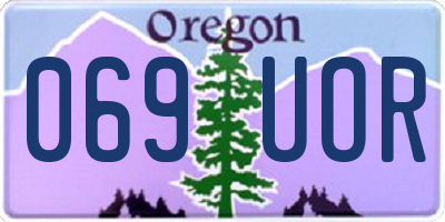 OR license plate 069UOR