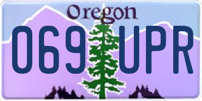 OR license plate 069UPR
