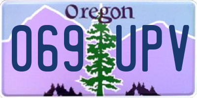 OR license plate 069UPV