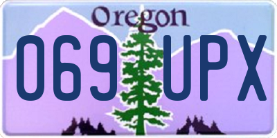 OR license plate 069UPX