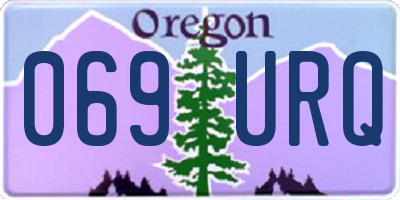 OR license plate 069URQ