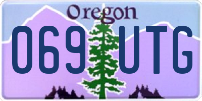 OR license plate 069UTG