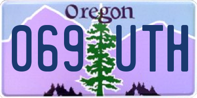 OR license plate 069UTH