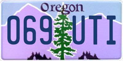 OR license plate 069UTI