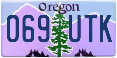 OR license plate 069UTK