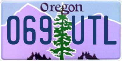 OR license plate 069UTL