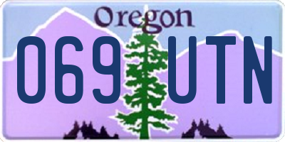 OR license plate 069UTN