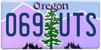 OR license plate 069UTS