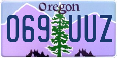 OR license plate 069UUZ