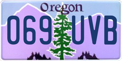 OR license plate 069UVB