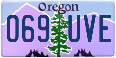 OR license plate 069UVE