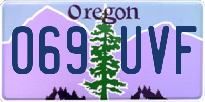 OR license plate 069UVF