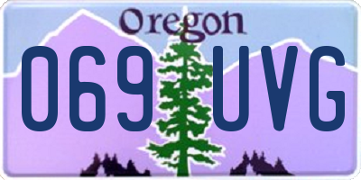 OR license plate 069UVG