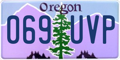 OR license plate 069UVP