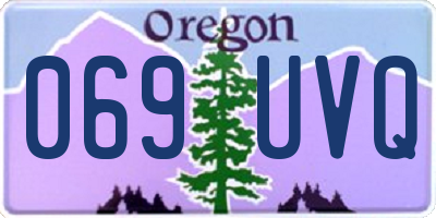 OR license plate 069UVQ