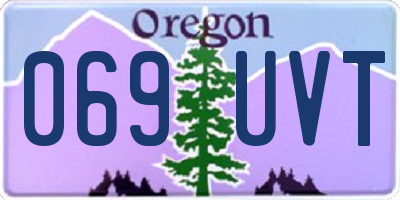 OR license plate 069UVT